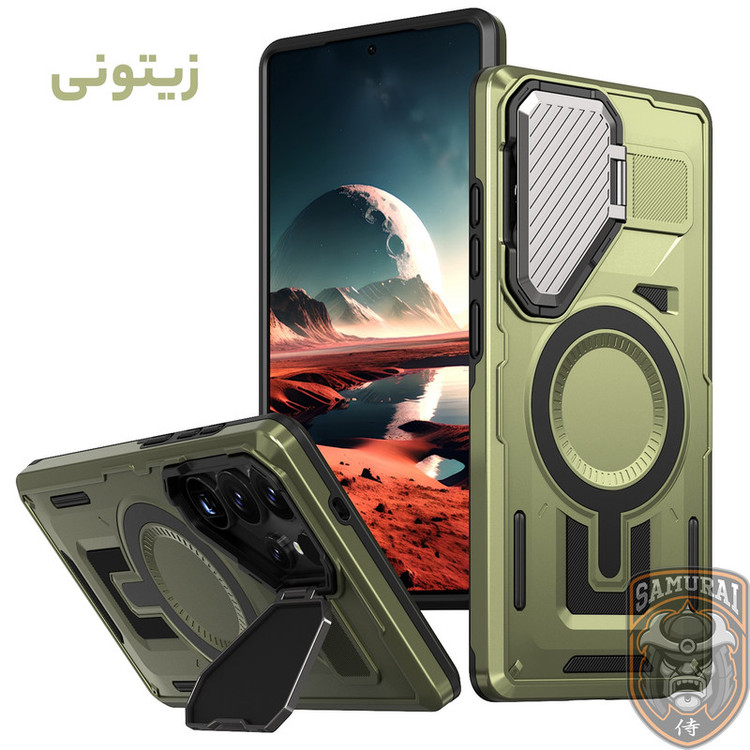 کاور سامورایی مدل Predator مناسب برای گوشی موبایل سامسونگ Galaxy S26 Ultra