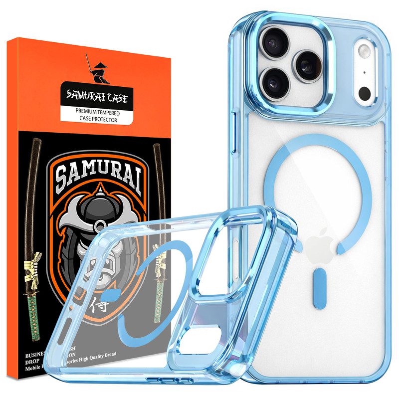 کاور سامورایی مدل Crystal Stand مناسب برای گوشی موبایل اپل iPhone 17 Pro Max