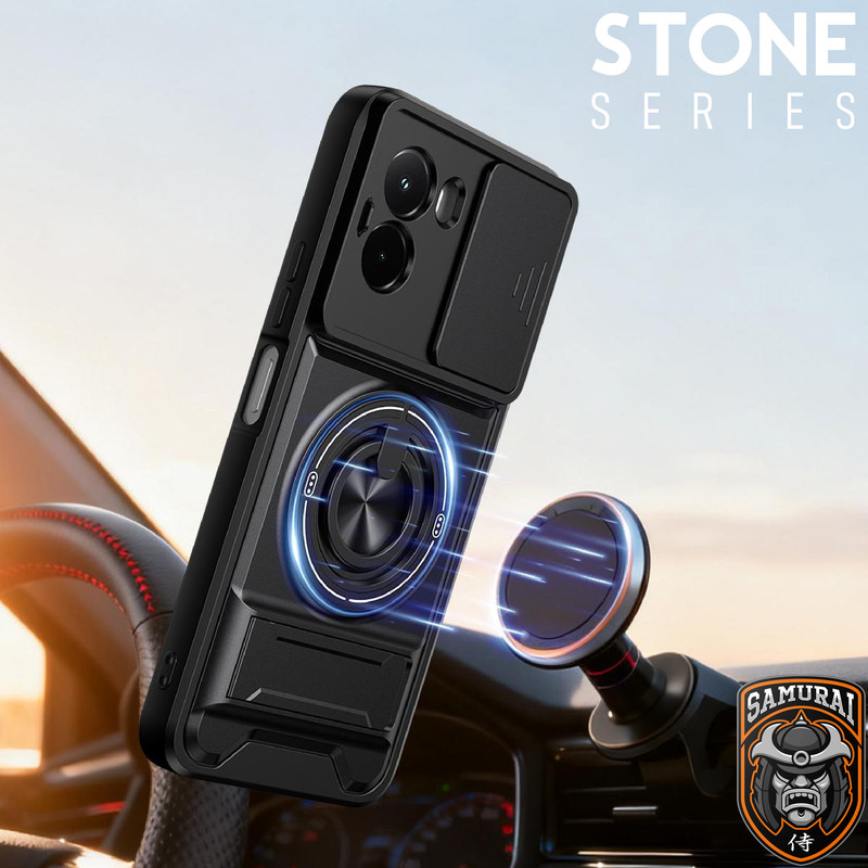 کاور سامورایی مدل Stone مناسب برای گوشی موبایل شیائومی Poco M7 4G