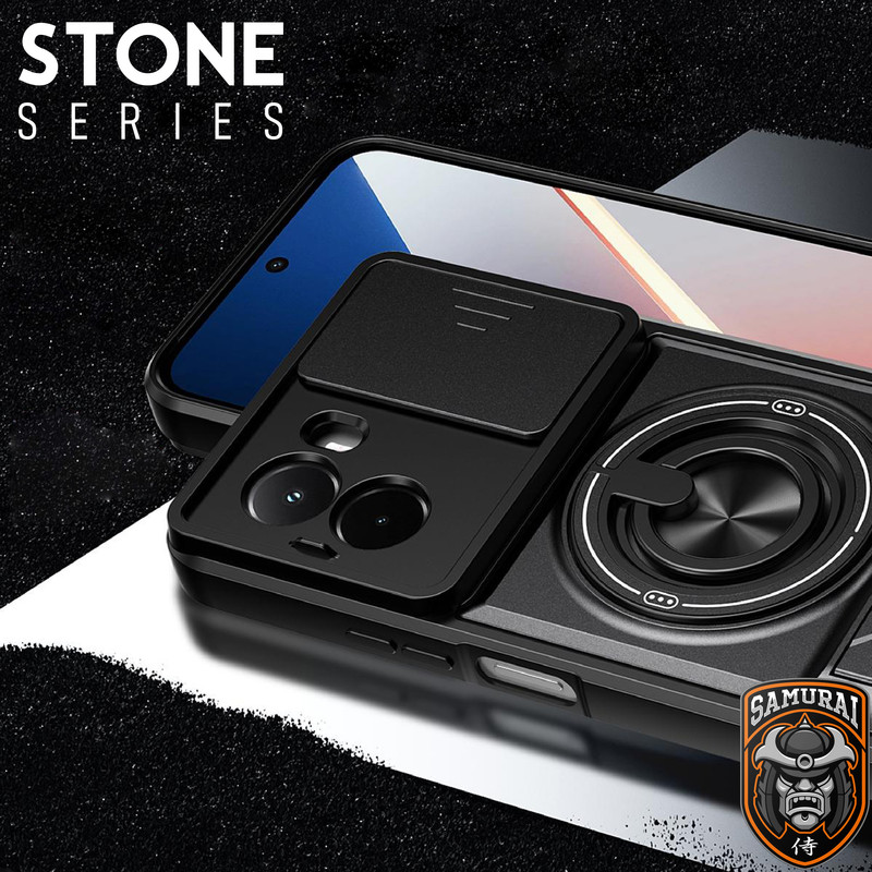 کاور سامورایی مدل Stone مناسب برای گوشی موبایل شیائومی Poco M7 4G