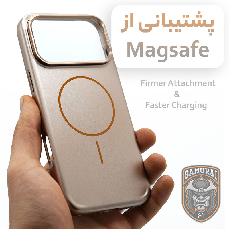 کاور سامورایی مدل Bracket Lens مناسب برای گوشی موبایل اپل iPhone 17 Pro Max