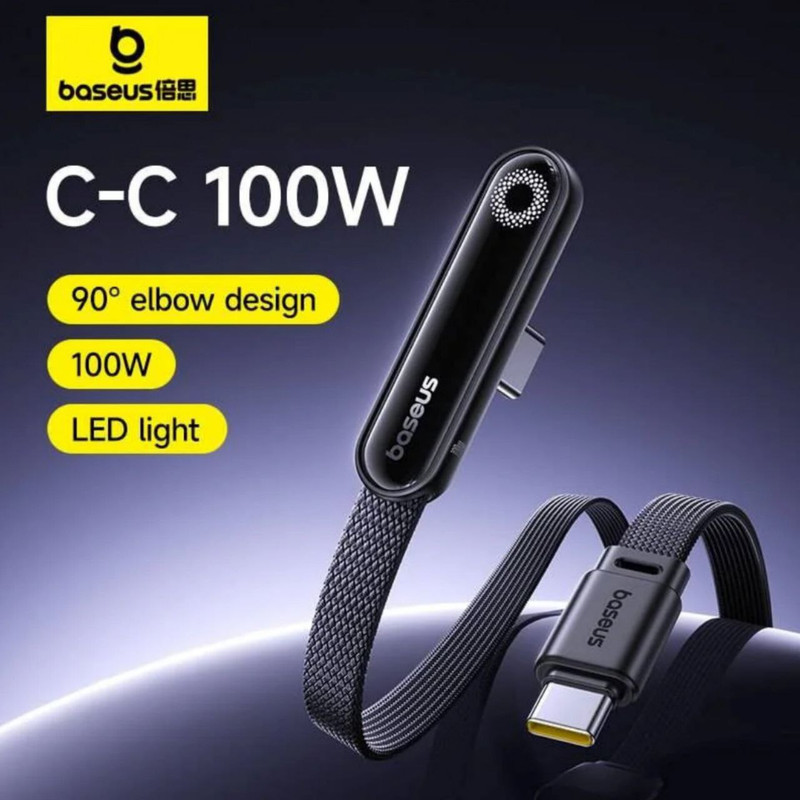 کابل USB-C بیسوس مدل MVP3 GAMING 100W طول 1 متر