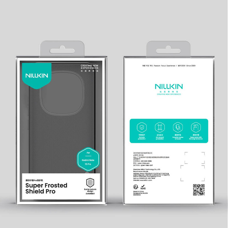 کاور نیلکین مدل Super Frosted Shield Transparent مناسب برای گوشی موبایل شیائومی Redmi Note 15 Pro 5G