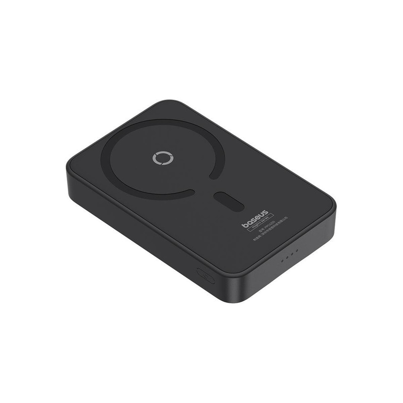 پاوربانک بیسیم 20 وات بیسوس مدل MagPro Magnetic Bracket 20w با ظرفیت 5000 میلی آمپر ساعت به همراه کابل USB-C به USB-C