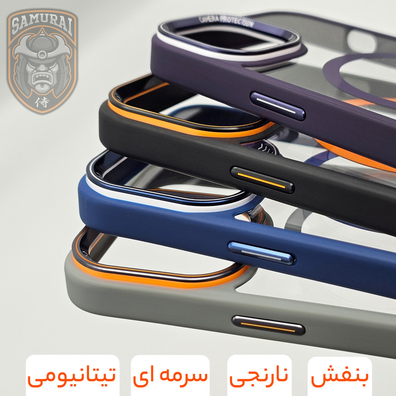 کاور سامورایی مدل Taizen مناسب برای گوشی موبایل اپل iPhone 17 Pro Max