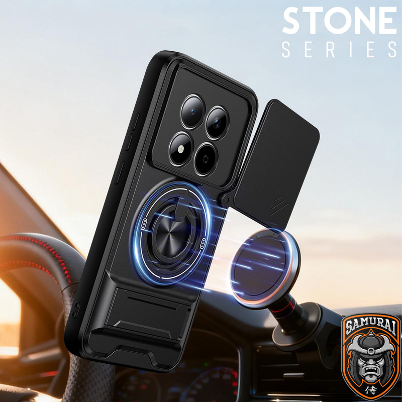 کاور سامورایی مدل Stone مناسب برای گوشی موبایل شیائومی Redmi Note 15 Pro Plus / Poco M8 Pro