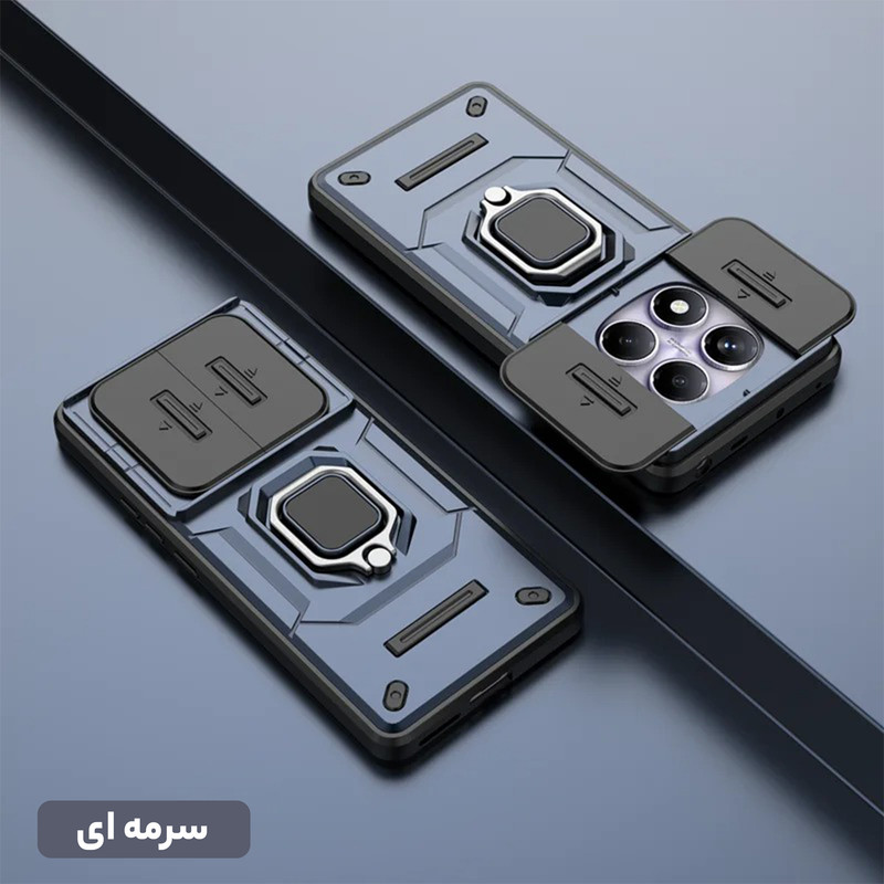کاور سامورایی مدل Shockproof مناسب برای گوشی موبایل شیائومی Redmi Note 15 4G / Redmi Note 15 5G / Poco M8 5G