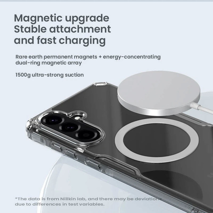 کاور نیلکین مدل Nature TPU Pro Magnetic مناسب برای گوشی موبایل سامسونگ Galaxy A56/ A36