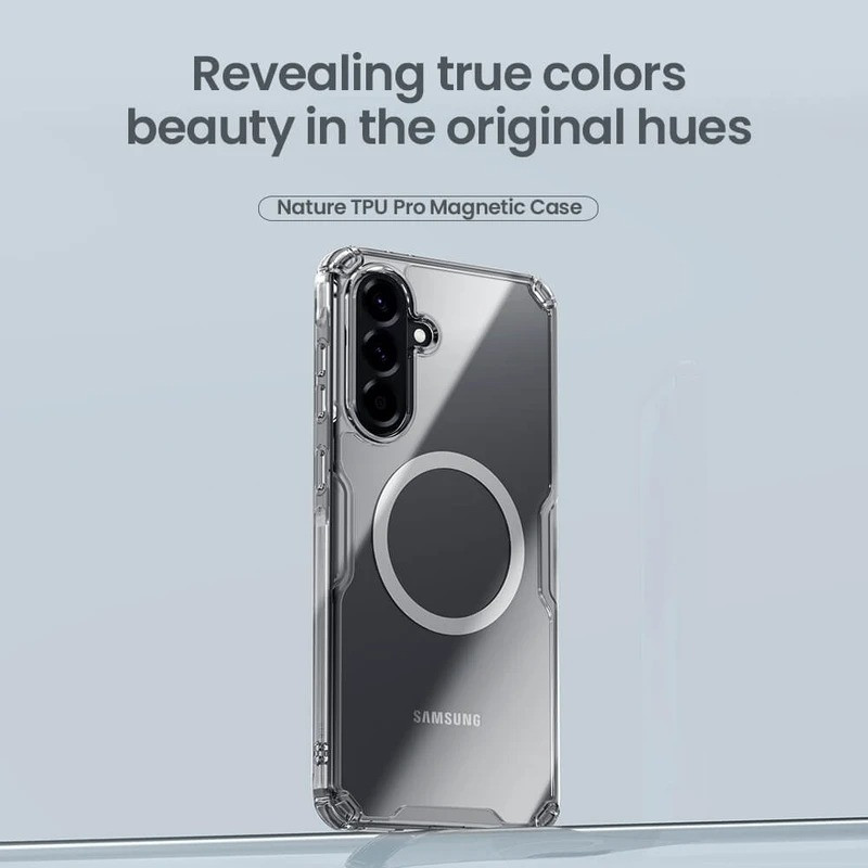 کاور نیلکین مدل Nature TPU Pro Magnetic مناسب برای گوشی موبایل سامسونگ Galaxy A56/ A36