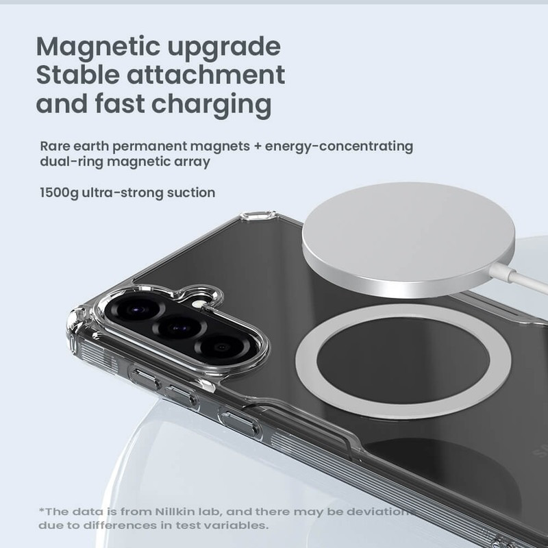 کاور نیلکین مدل Nature TPU Pro Magnetic مناسب برای گوشی موبایل سامسونگ Galaxy A56/ A36
