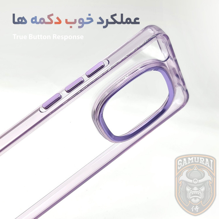 کاور سامورایی مدل Crystal Shield مناسب برای گوشی موبایل شیائومی Redmi Note 15 4G