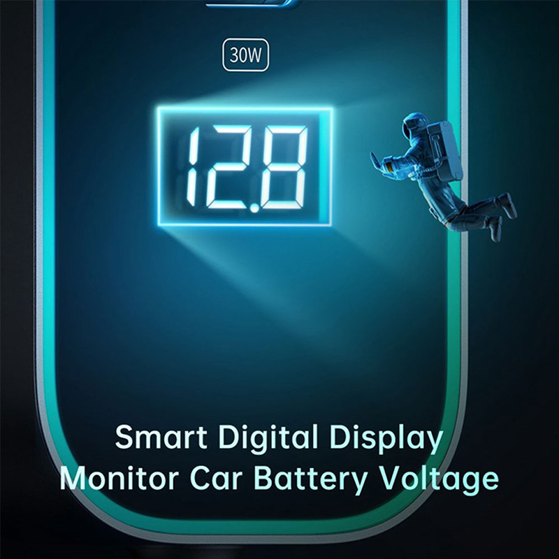 شارژر فندکی 107 وات مک دودو مدل Digital Display