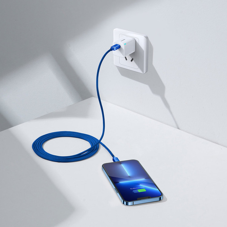 کابل تبدیل USB-C به لایتنینگ باسئوس مدل CAJY0003 طول 2 متر