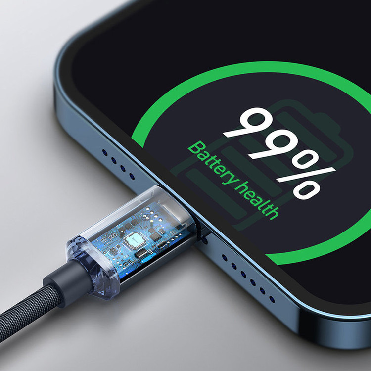 کابل تبدیل USB-C به لایتنینگ باسئوس مدل CAJY0003 طول 2 متر