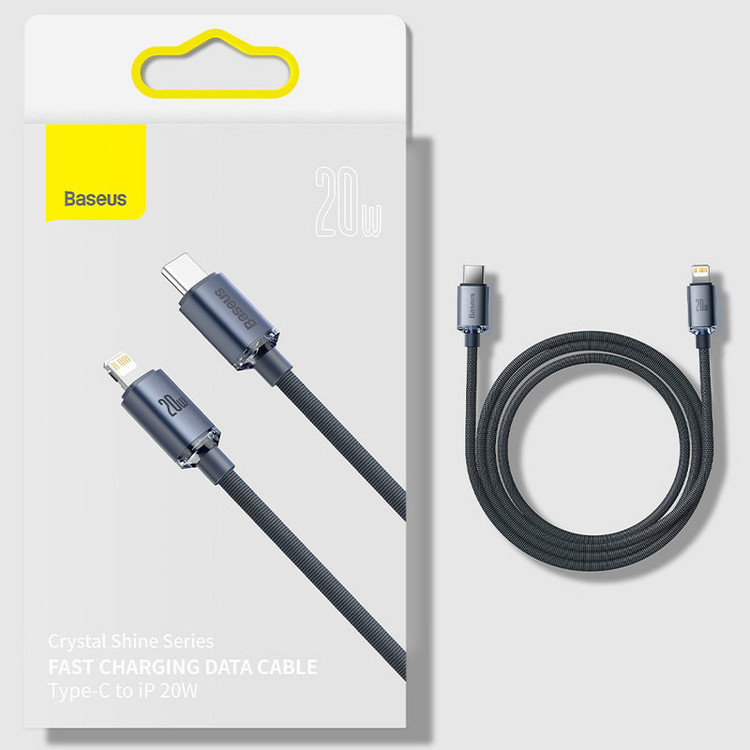 کابل تبدیل USB-C به لایتنینگ باسئوس مدل CAJY0003 طول 2 متر