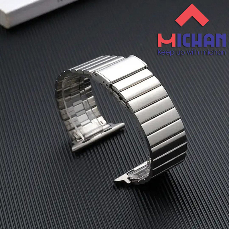 بند میچان مدل Stainless REC مناسب برای اپل واچ سری سایز /42/44/45/46/49 میلی متری