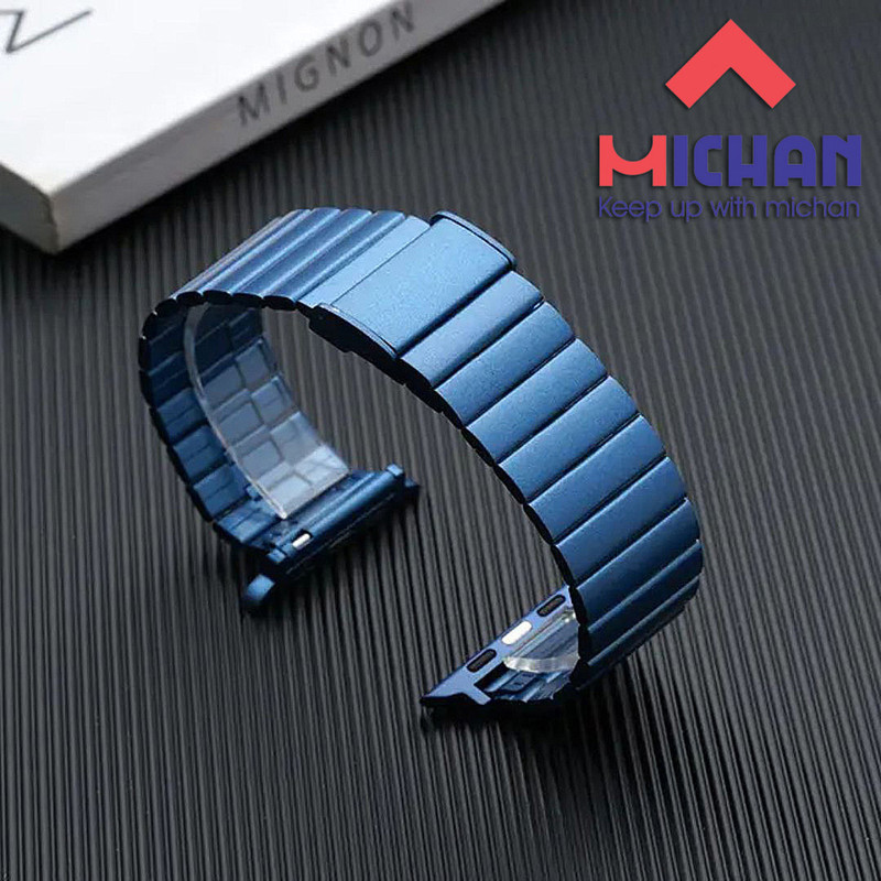 بند میچان مدل Stainless REC مناسب برای اپل واچ سری سایز /42/44/45/46/49 میلی متری