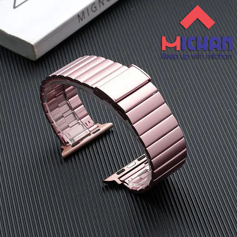 بند میچان مدل Stainless REC مناسب برای اپل واچ سری سایز /42/44/45/46/49 میلی متری