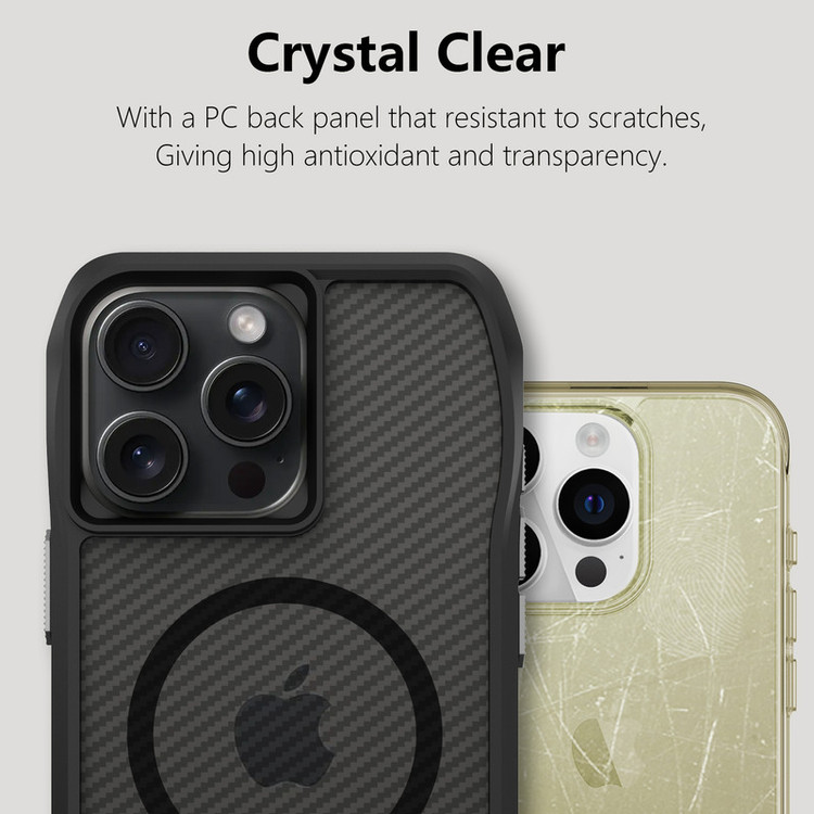 کاور سامورایی مدل Octagon Carbon مناسب برای گوشی موبایل اپل iPhone 16 Pro