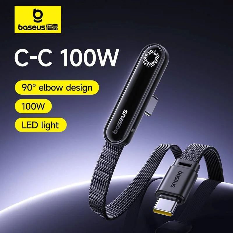کابل USB-C بیسوس مدل MVP3 GAMING 100W طول 2 متر