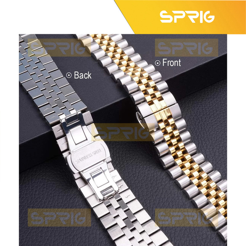 بند اسپریگ مدل 5Bead Dual color مناسب برای اپل واچ سری Se/4/5/6 سایز 40 میلی متری