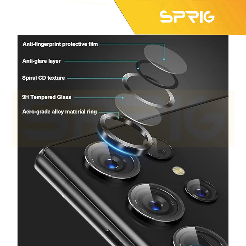 کاور اسپریگ مدل Magsafe Full Ring مناسب برای گوشی موبایل سامسونگ Galaxy S25 Ultra به همراه محافظ صفحه نمایش گوشی و محافظ لنز دوربین