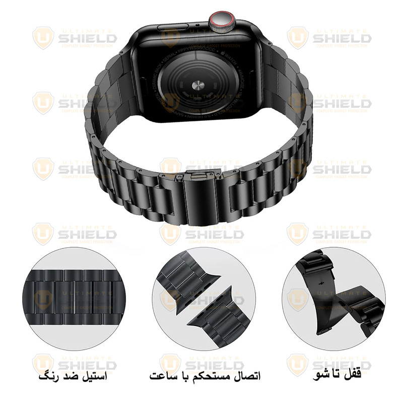 بند آلتیمیت شیلد مدل 3Bead مناسب برای اپل واچ 46 میلی متری سری 11