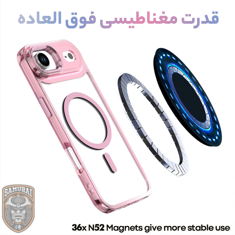 کاور سامورایی مدل Crystal Stand مناسب برای گوشی موبایل اپل iPhone Air