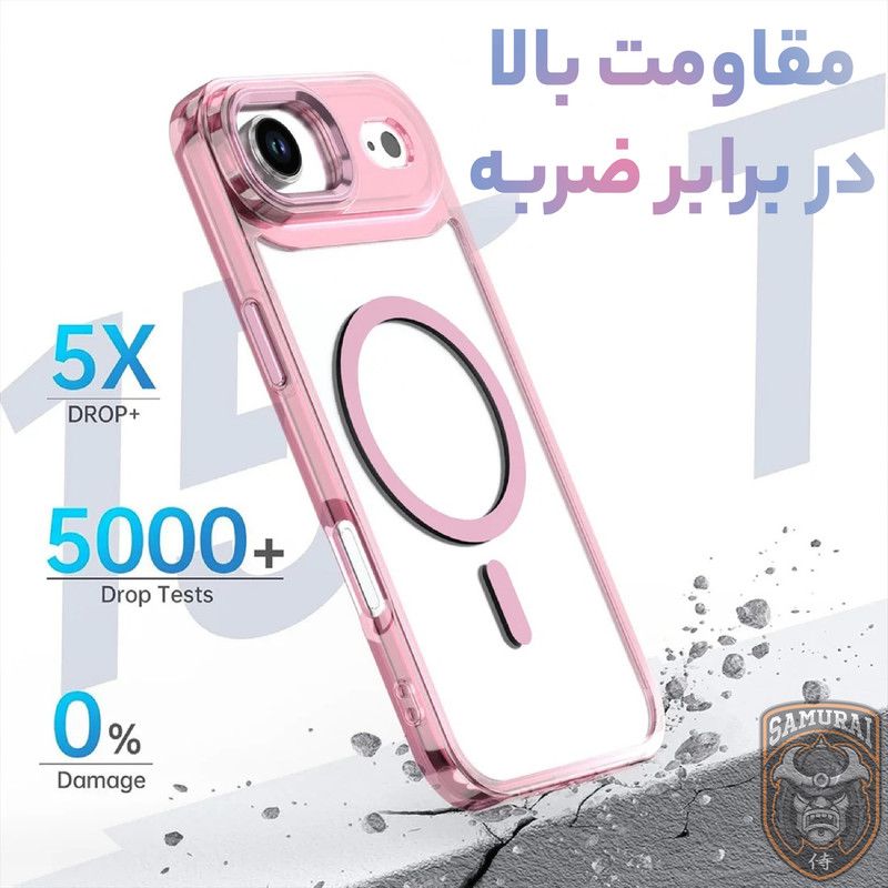 کاور سامورایی مدل Crystal Stand مناسب برای گوشی موبایل اپل iPhone Air
